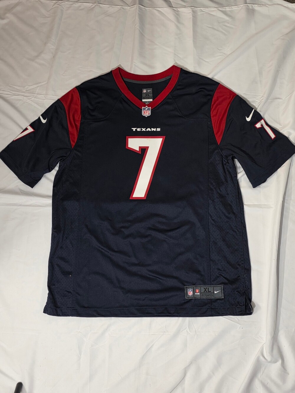 Nike #7 C.J. Stroud Houston Texans 2023 NFL Draft First Round Pick Game Jersey